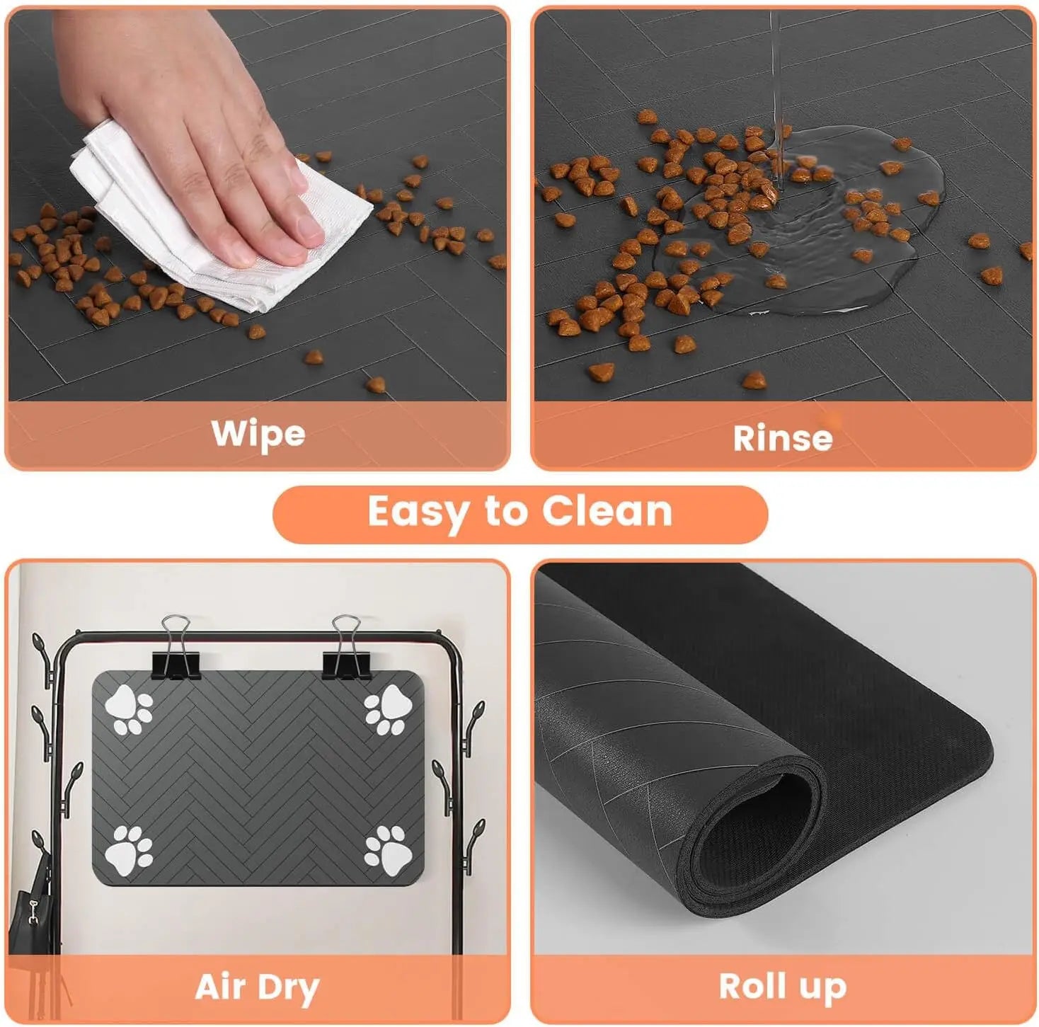 Tapis Repas Magique Étanche - Protection Sol