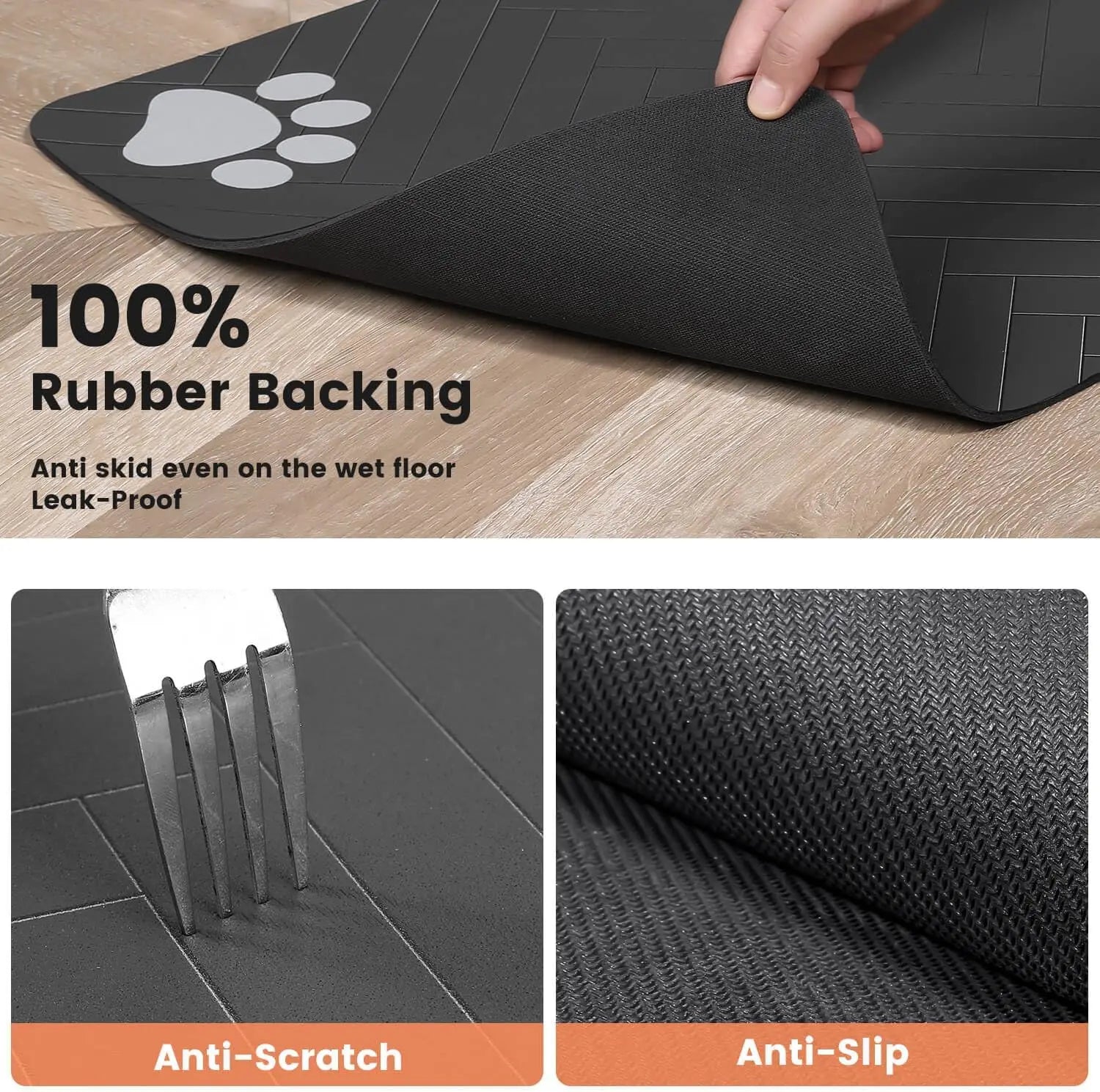 Tapis Repas Magique Étanche - Protection Sol